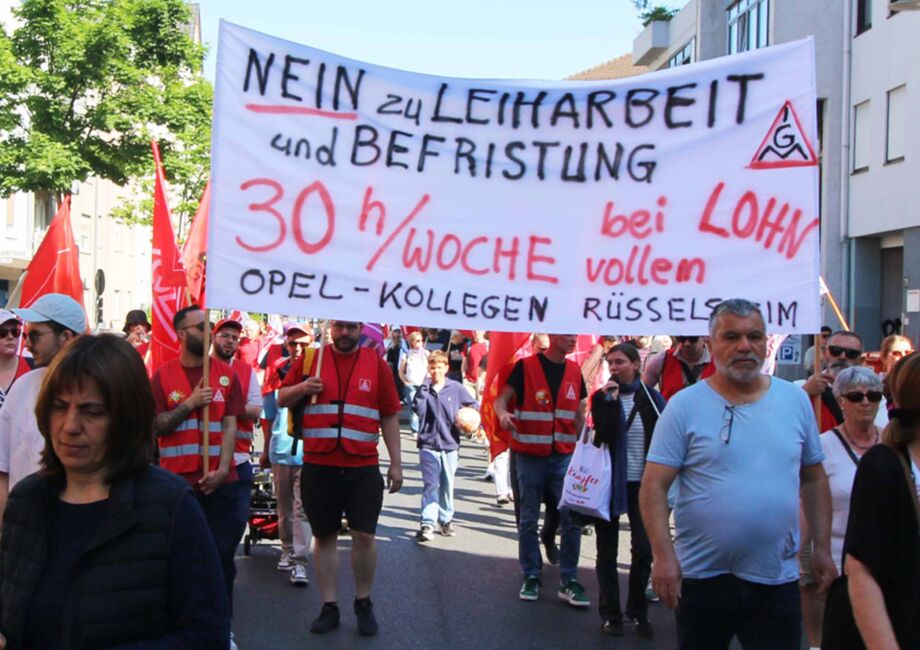 Maifeier der gewerkschaften 2025 in Darmstadt