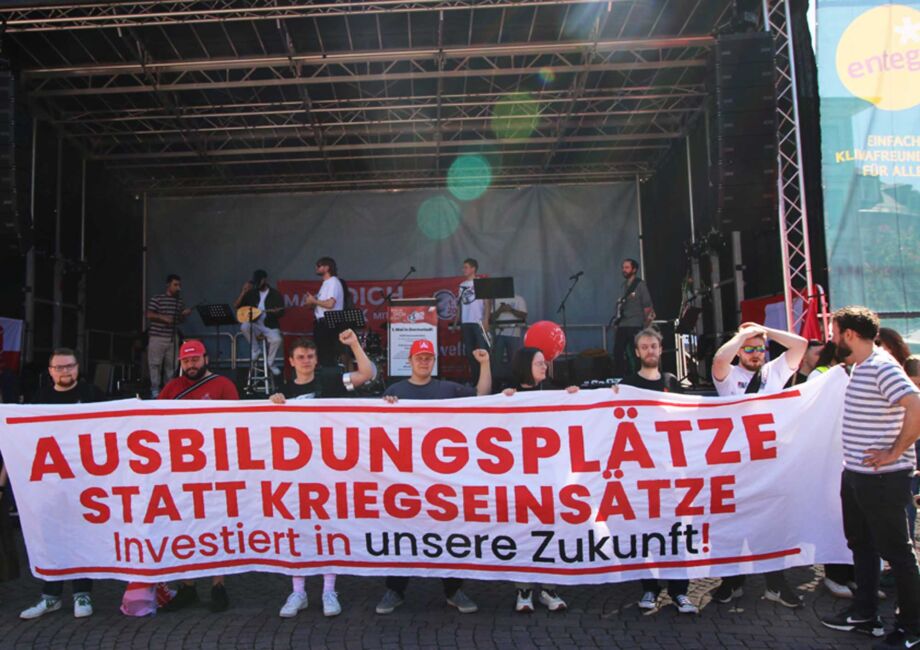 Maifeier der gewerkschaften 2025 in Darmstadt