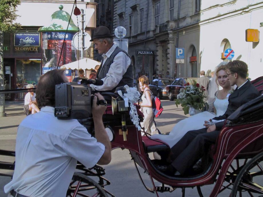 Hochzeitspaar in Krakau