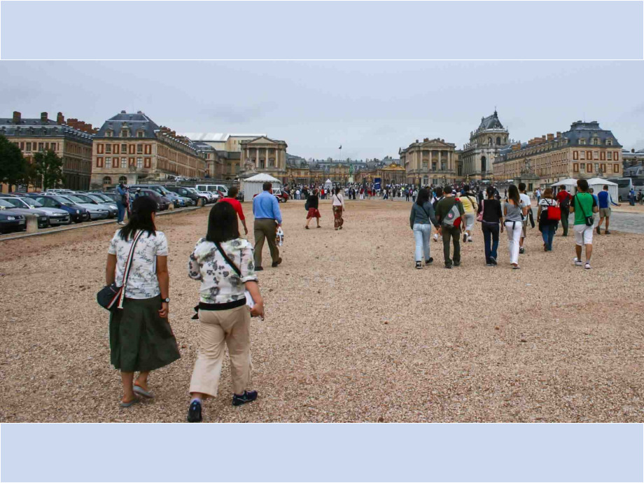 Run auf das Versailler Schloss