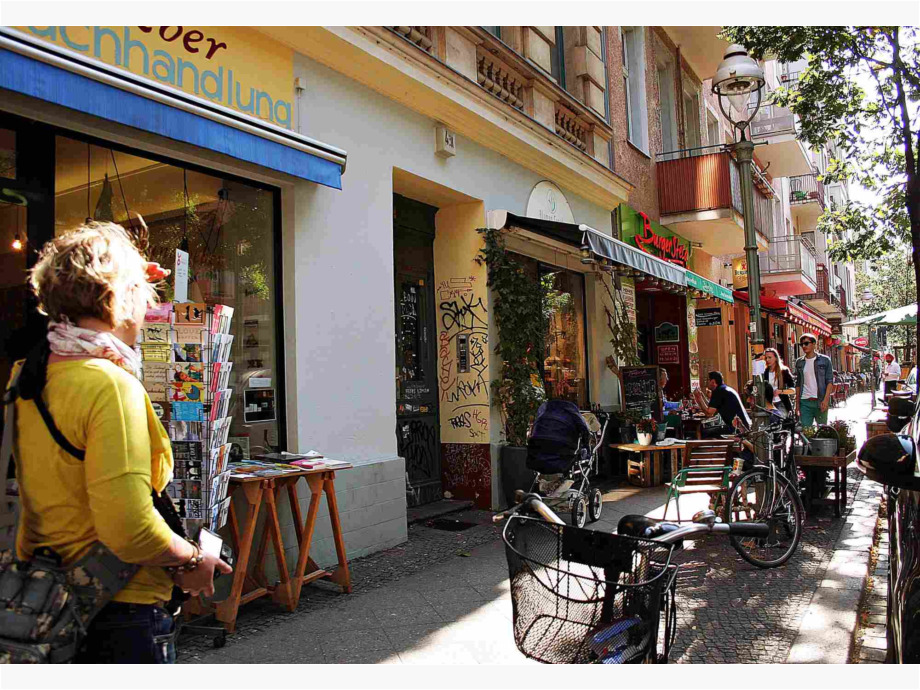 In den Straßen von Berlin