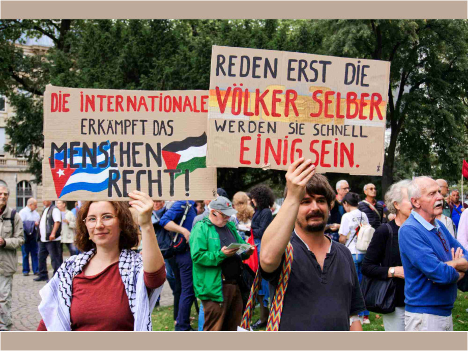 Schluss mit dem Krieg! Schluss mit dem Krieg!