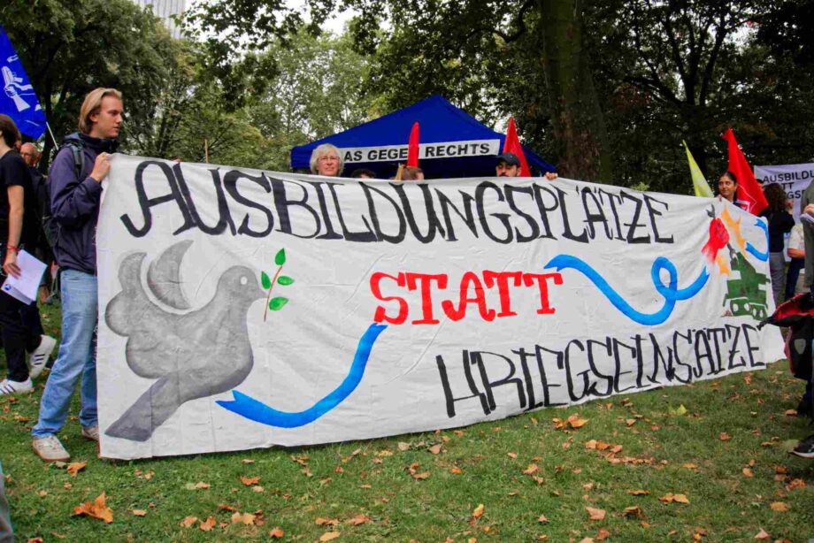 Ausbildung statt Aufrüstung!
