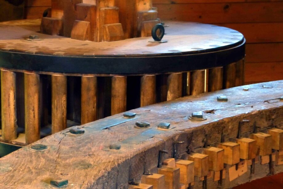 Getriebe in einer Windmühle