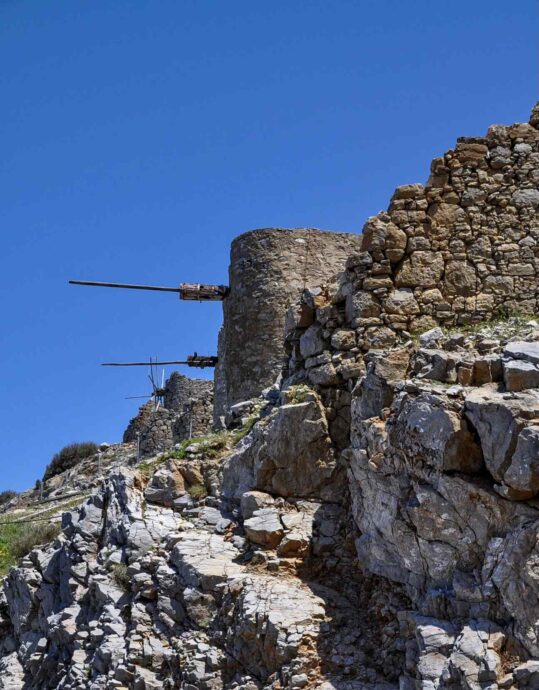 Windmühlen am Pass von Ambelos - Insel Kreta