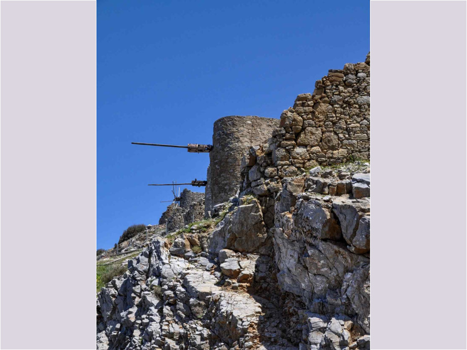 Windmühlen am Pass von Ambelos - Insel Kreta