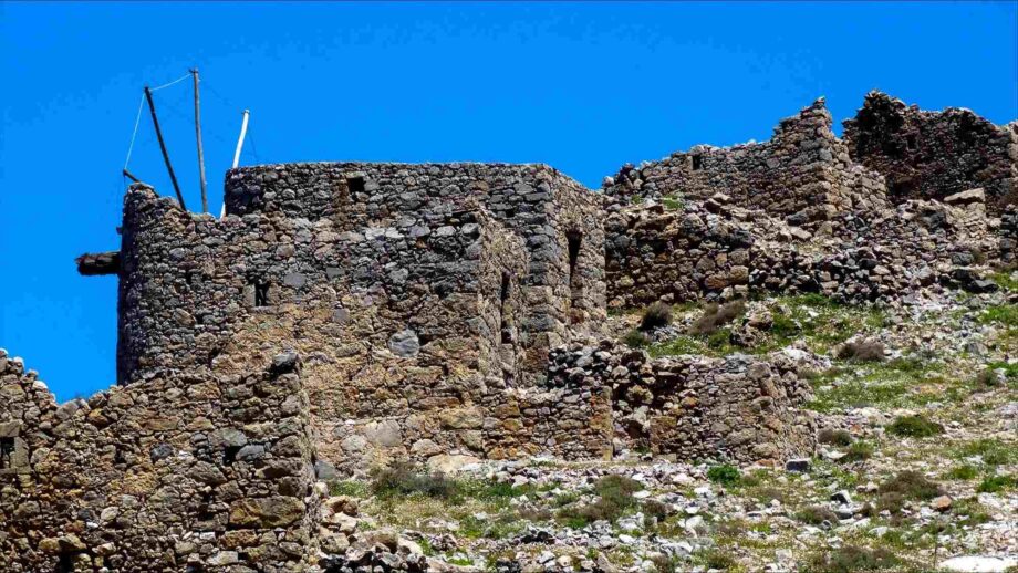 Windmühlen am Pass von Ambelos - Insel Kreta