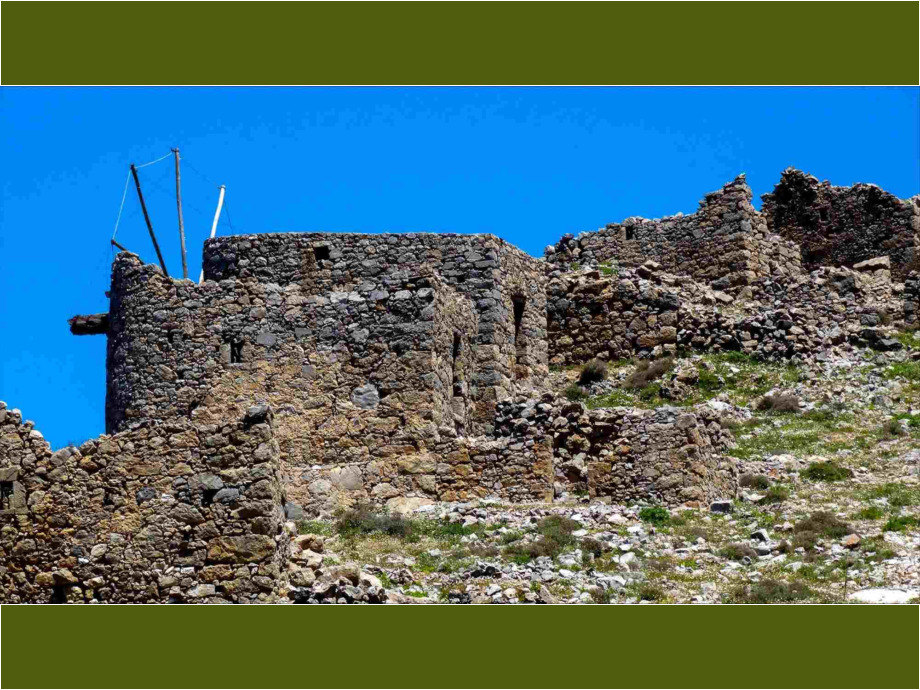Windmühlen am Pass von Ambelos - Insel Kreta