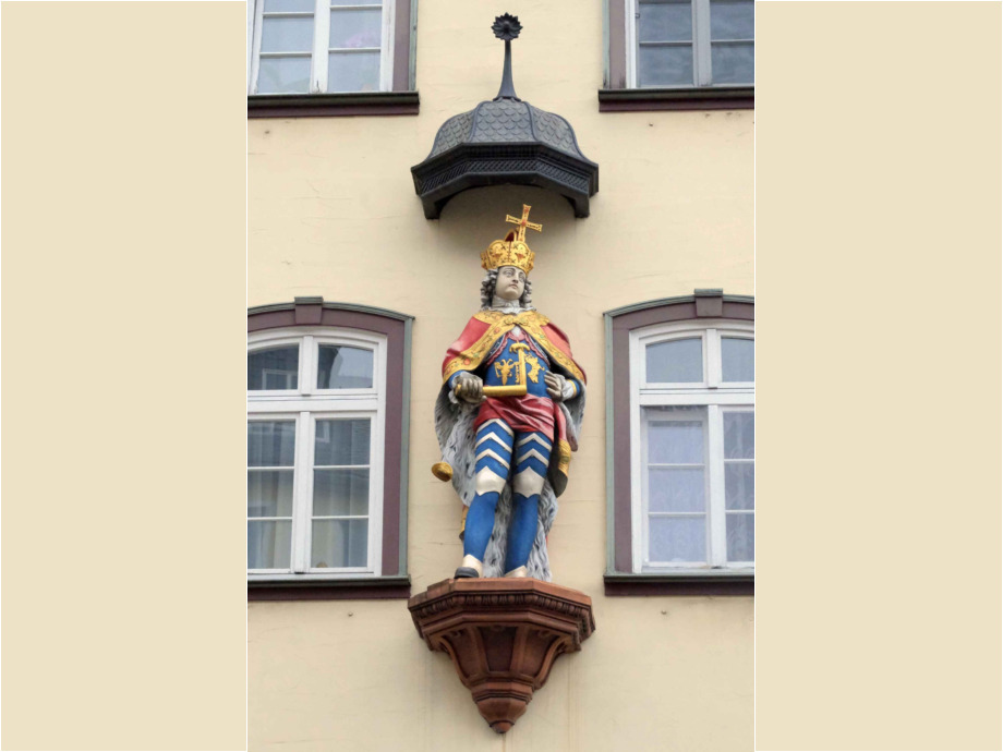 Wanddekoration in der Altstadt Wanddekoration in der Altstadt