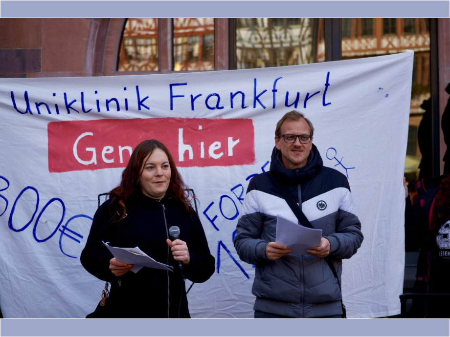 Kolleg*innen der Uni Klinik