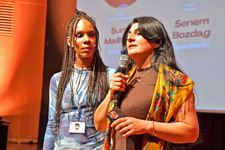 Eröffnung der Jugendkonferenz mit Serpil Unvar und Aisha Eröffnung der Jugendkonferenz mit Serpil Unvar und Aisha Camara