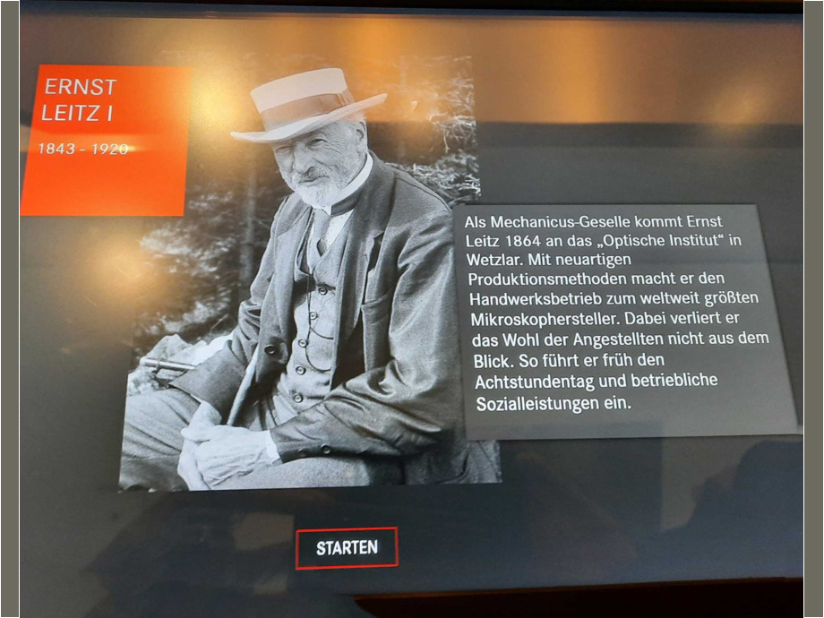 Erinnerung an Ernst Leitz Erinnerung an Ernst Leitz