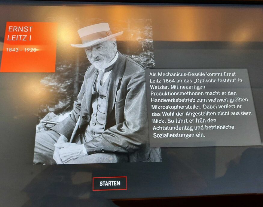 Erinnerung an Ernst Leitz Erinnerung an Ernst Leitz