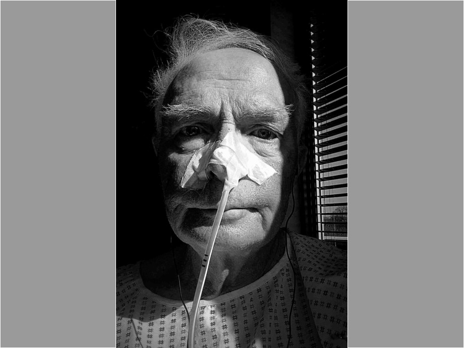 Angst in einem Krankenhaus