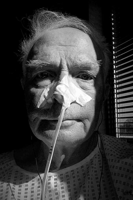 Angst in einem Krankenhaus