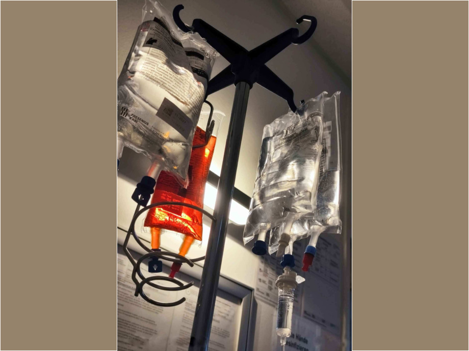 Angst in einem Krankenhaus