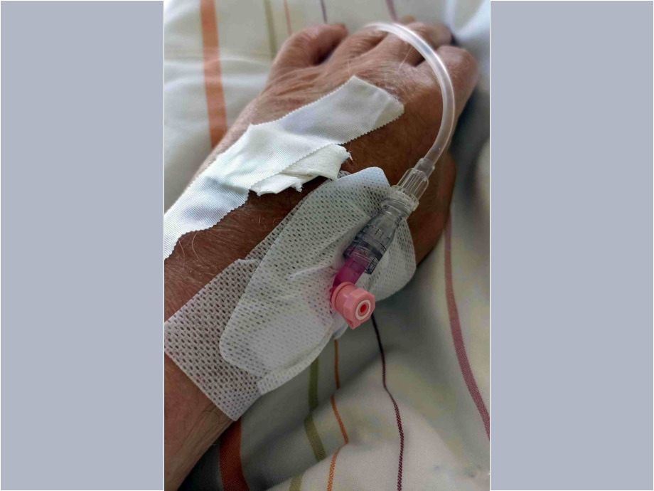 Angst in einem Krankenhaus