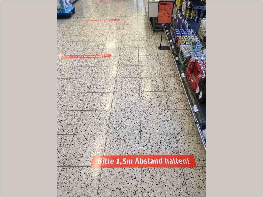 Zuwenig Abstand -Angstraum