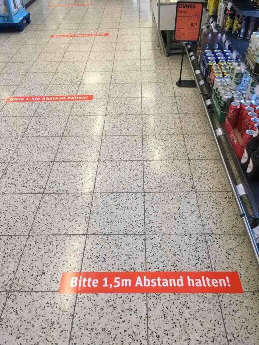 Zuwenig Abstand -Angstraum