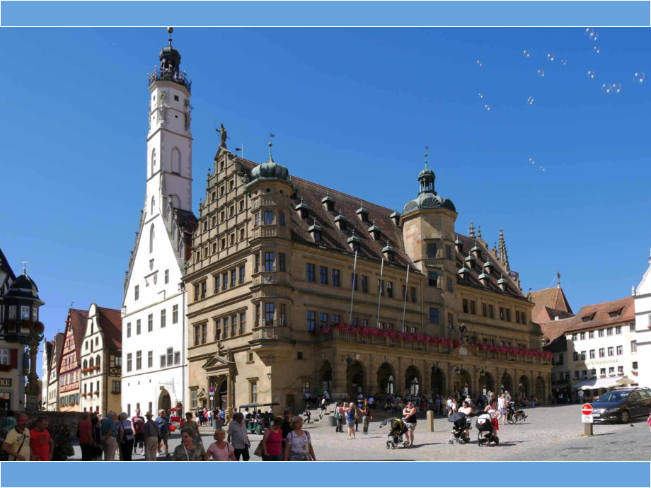 Rothenburg ob der Tauber mit Verdi-Ausflugsgruppe