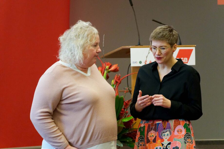 Der inhaltliche Schwerpunkt lag bei diesem Neujahrsempfang auf den Themen Geschlechtergleichstellung und toxische Männlichkeit Der inhaltliche Schwerpunkt lag bei diesem Neujahrsempfang auf den Themen Geschlechtergleichstellung und toxische Männlichkeit