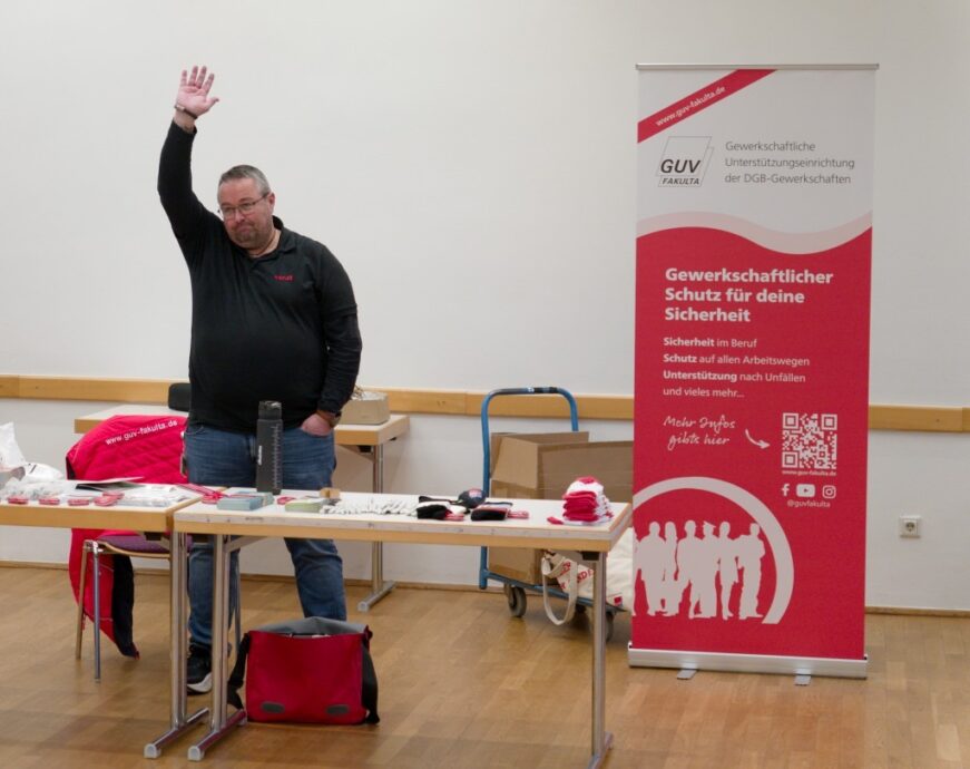 GUV bietet gewerkschaftlichen Schutz GUV bietet gewerkschaftlichen Schutz