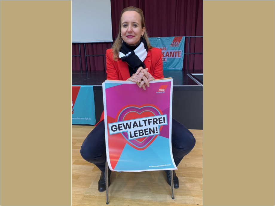 Gewalt gegen Frauen ist eine Menschenrechtsverletzung!