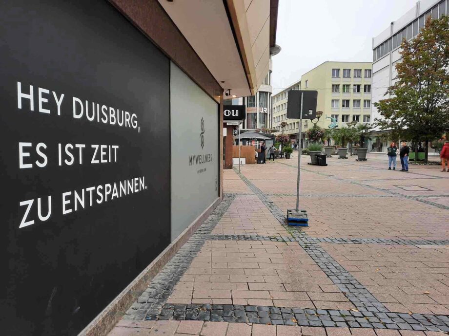 Gähnende Leere außerhalb der Ladenöffnungszeiten