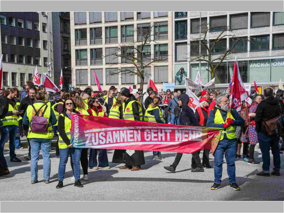 Kundgebung an der Hauptwache