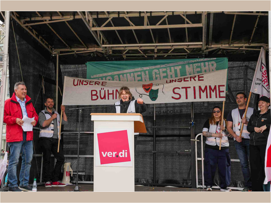 Abschlusskundgebung an der Hauptwache