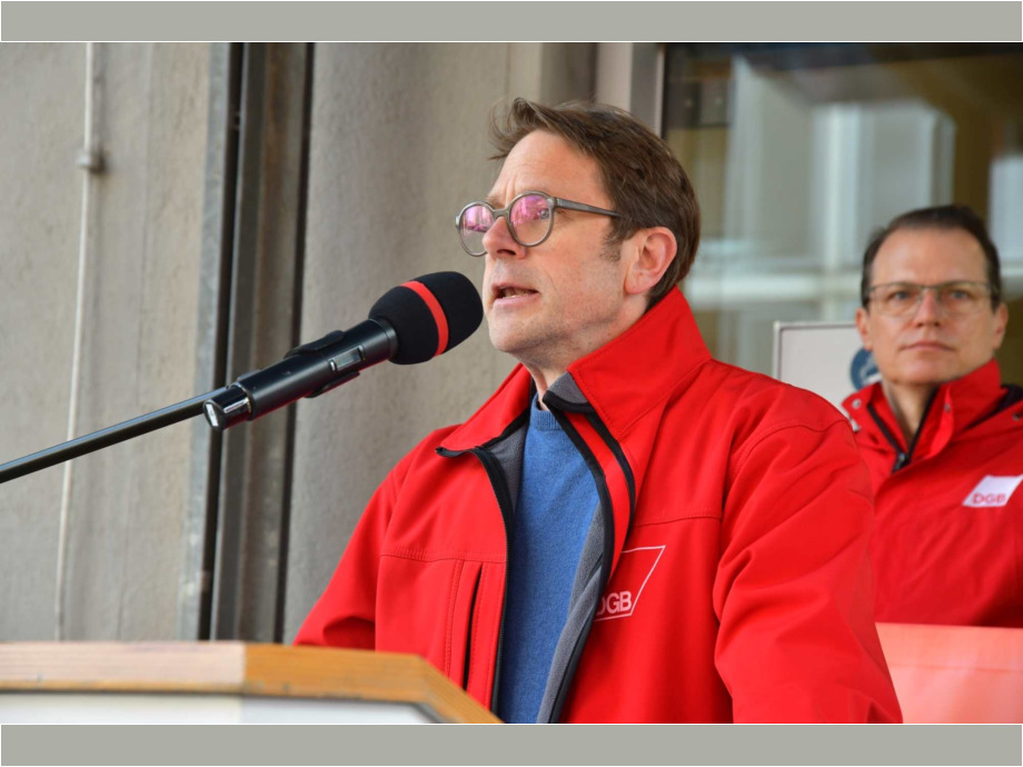 Michael Rudolph, Vorsitzender DGB Hessen-Thüringen