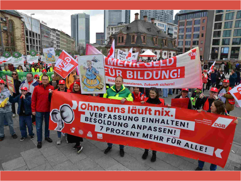 Mehr Geld für Bildung!