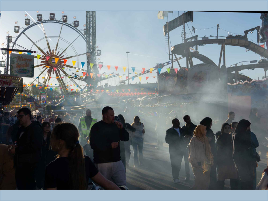 Dippemess im Abendlicht Dippemess im Abendlicht