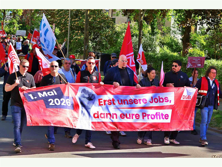 Erster Mai in Darmstadt