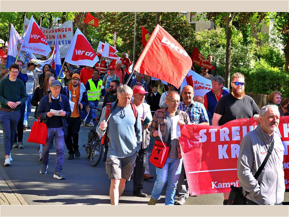 Erster Mai in Darmstadt