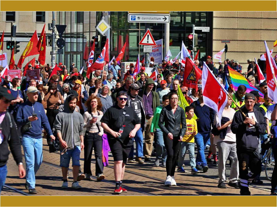 Erster Mai in Darmstadt