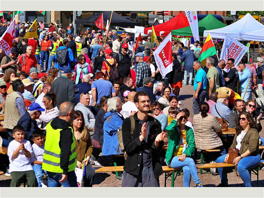 Erster Mai in Darmstadt