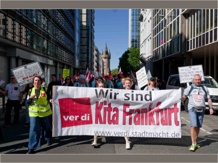 Erster Mai in Frankfurt