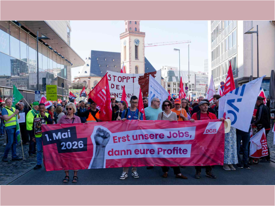 Erster Mai in Frankfurt