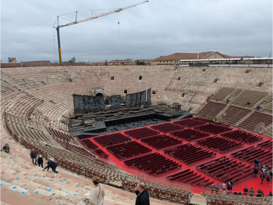 Arena Verona von innen
