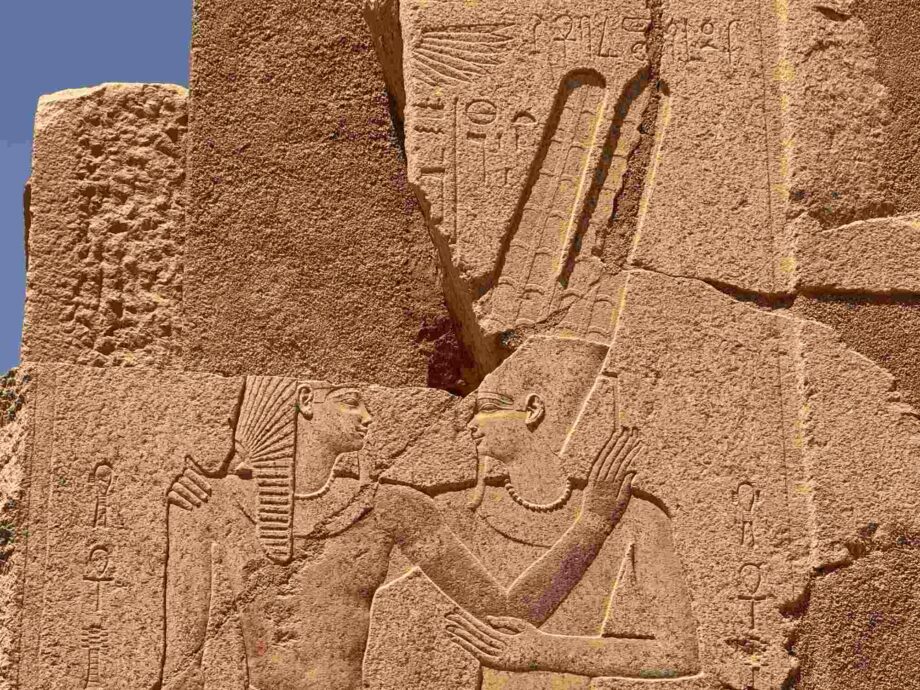 Tutmosis III mit Amun