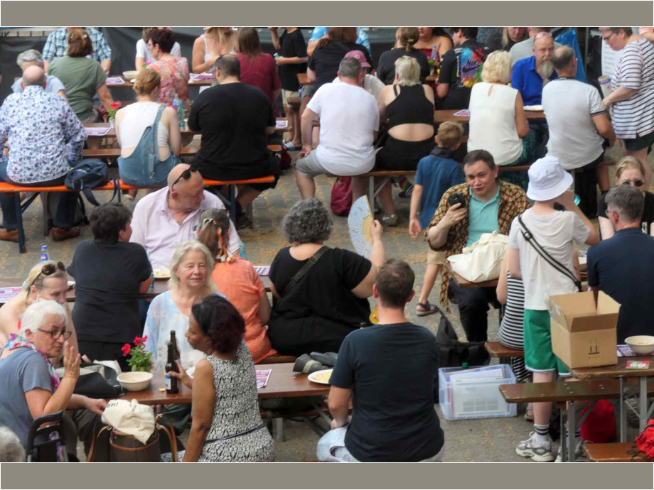 Das Sommerfest war gut besucht
