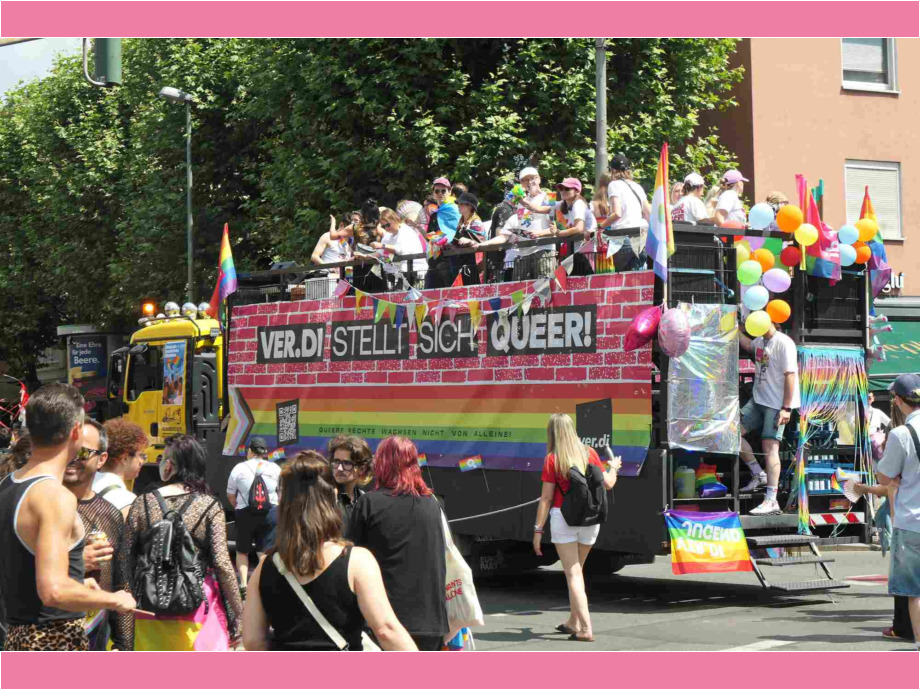 Parade durch die Stadt