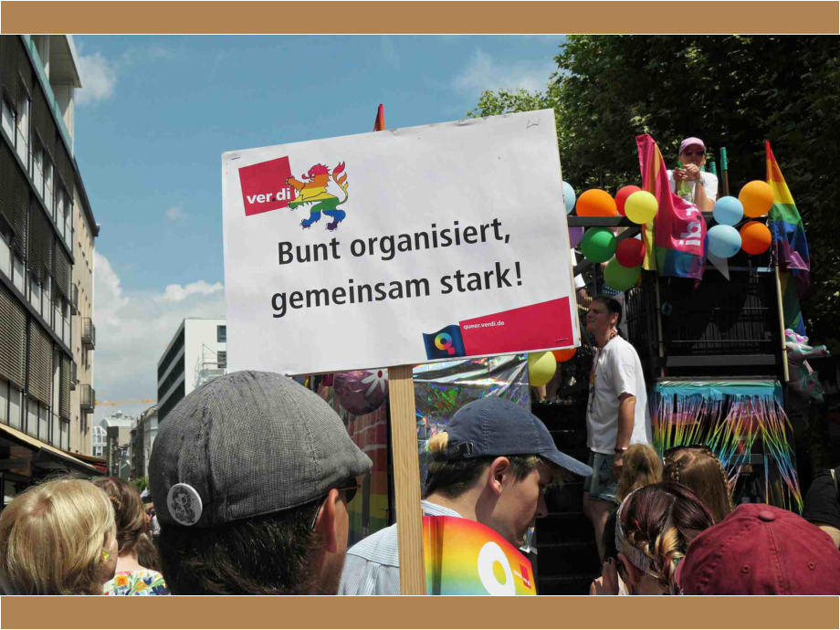 Parade durch die Stadt