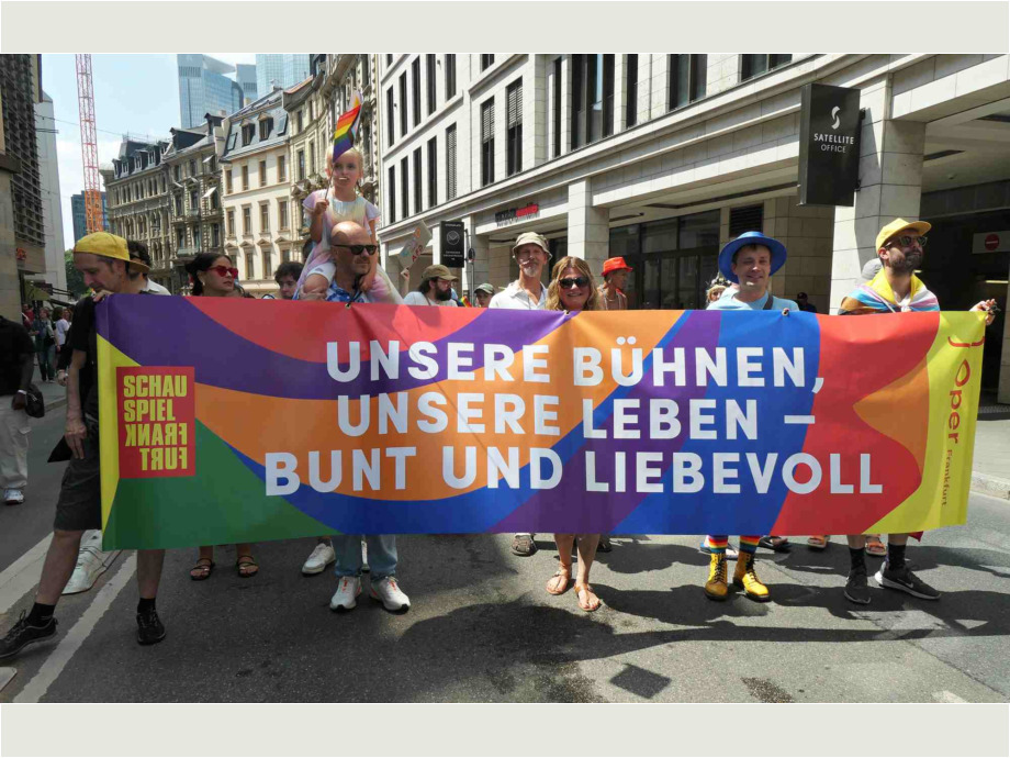 Parade durch die Stadt