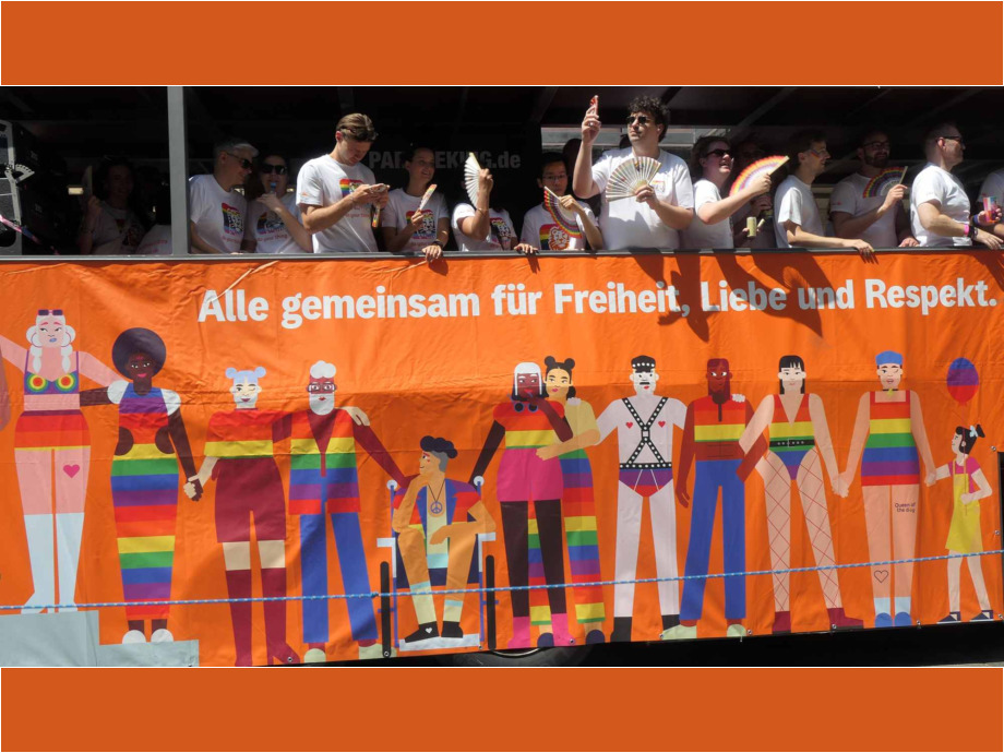 Parade durch die Stadt