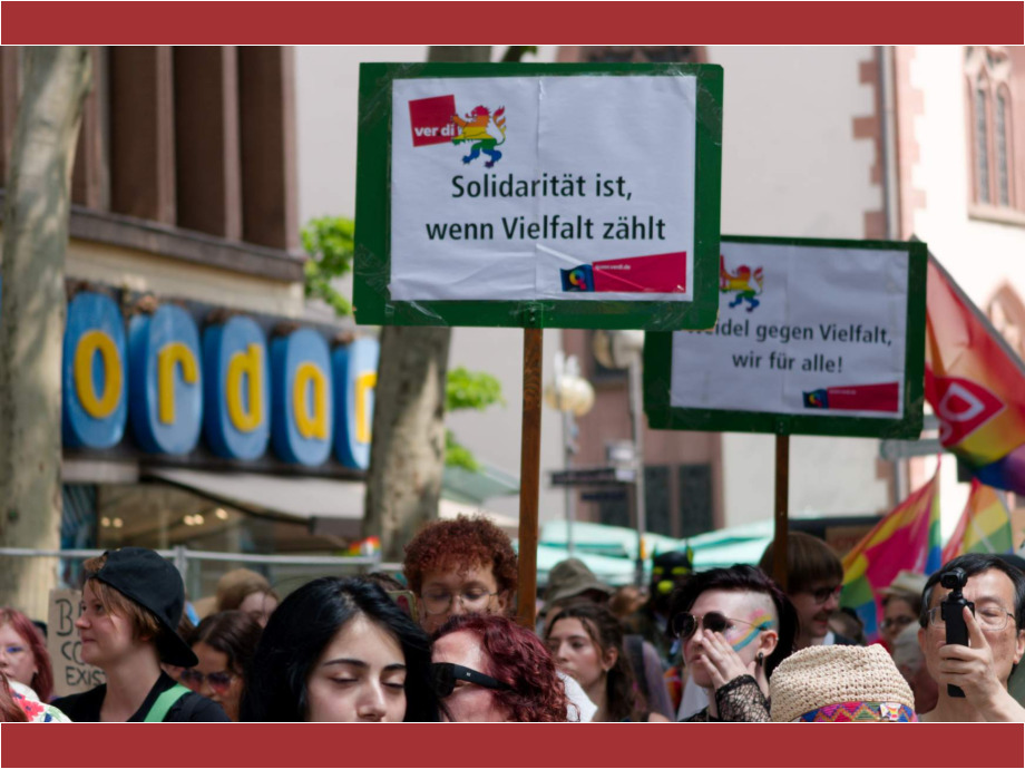 Parade durch die Stadt