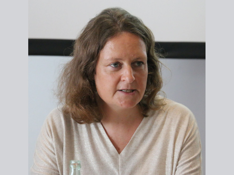 Anja Willmann, stellvertretende Geschäftsführerin im Bezirk verdi Frankfurt Anja Willmann, stellvertretende Geschäftsführerin im Bezirk verdi Frankfurt