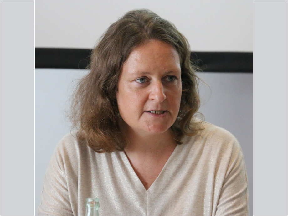 Anja Willmann, stellvertretende Geschäftsführerin im Bezirk verdi Frankfurt Anja Willmann, stellvertretende Geschäftsführerin im Bezirk verdi Frankfurt