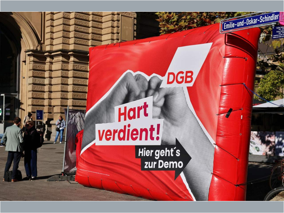 Ankunft am Hauptbahnhof